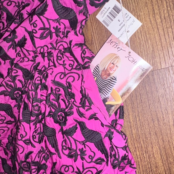 Betsey Johnson - Crow and Floral Embroidered Dress - Picture 4 of 5